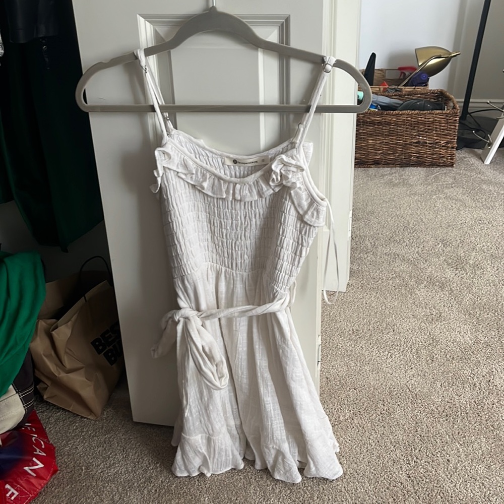 White impeccable pig dress